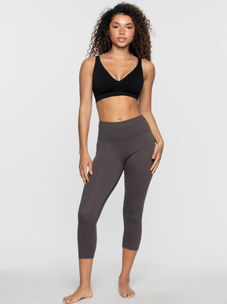 Felina Sueded Athleisure Performance Legging (2-Pack) Womens Leggings  w/Slimming Waist Band Style: C3690RT (Small, Wild Wine) 