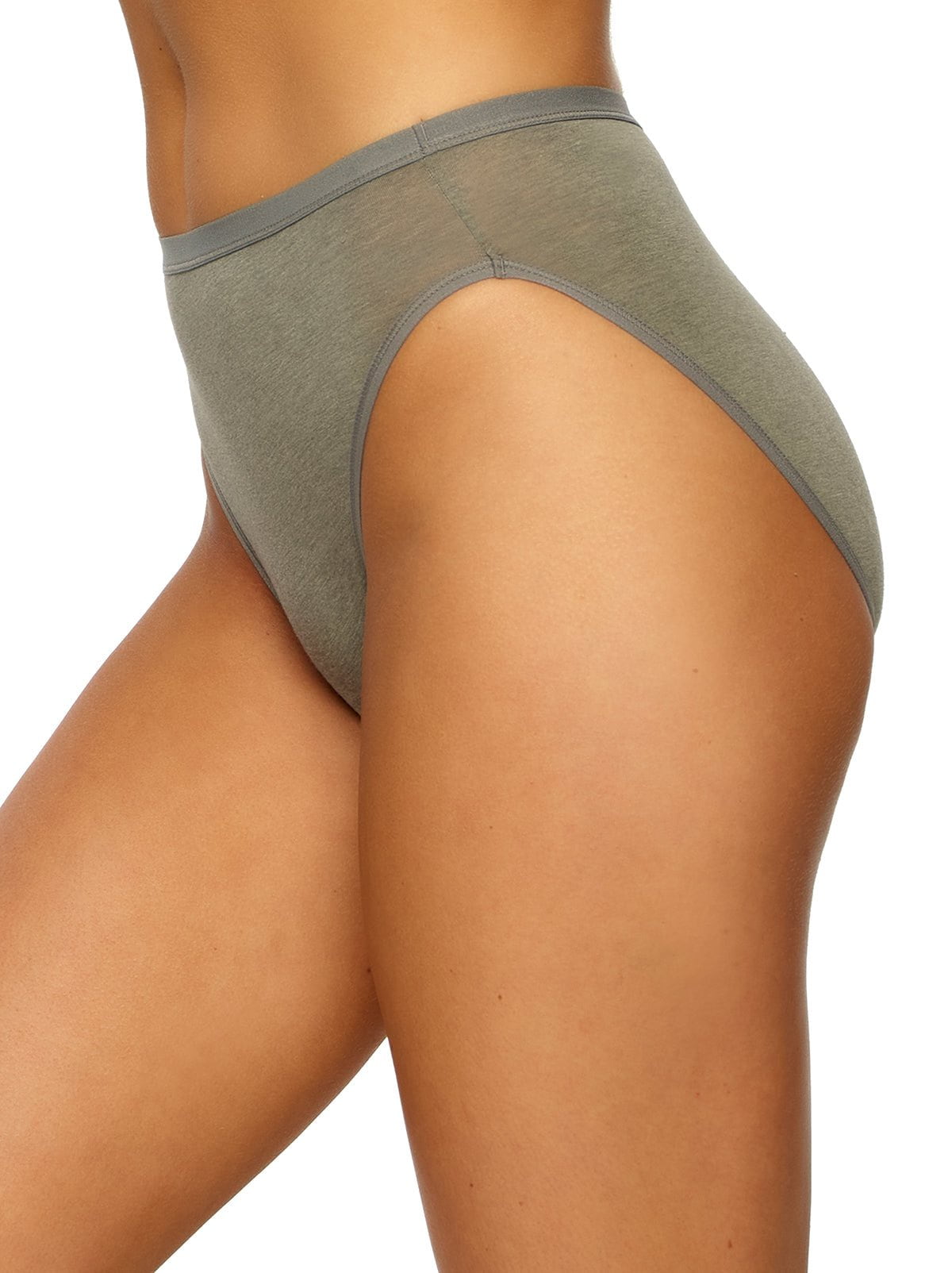 Organic Cotton Stretch Hi Cut Panty