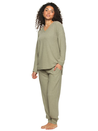 Serena V-Neck & Jogger Pant Set