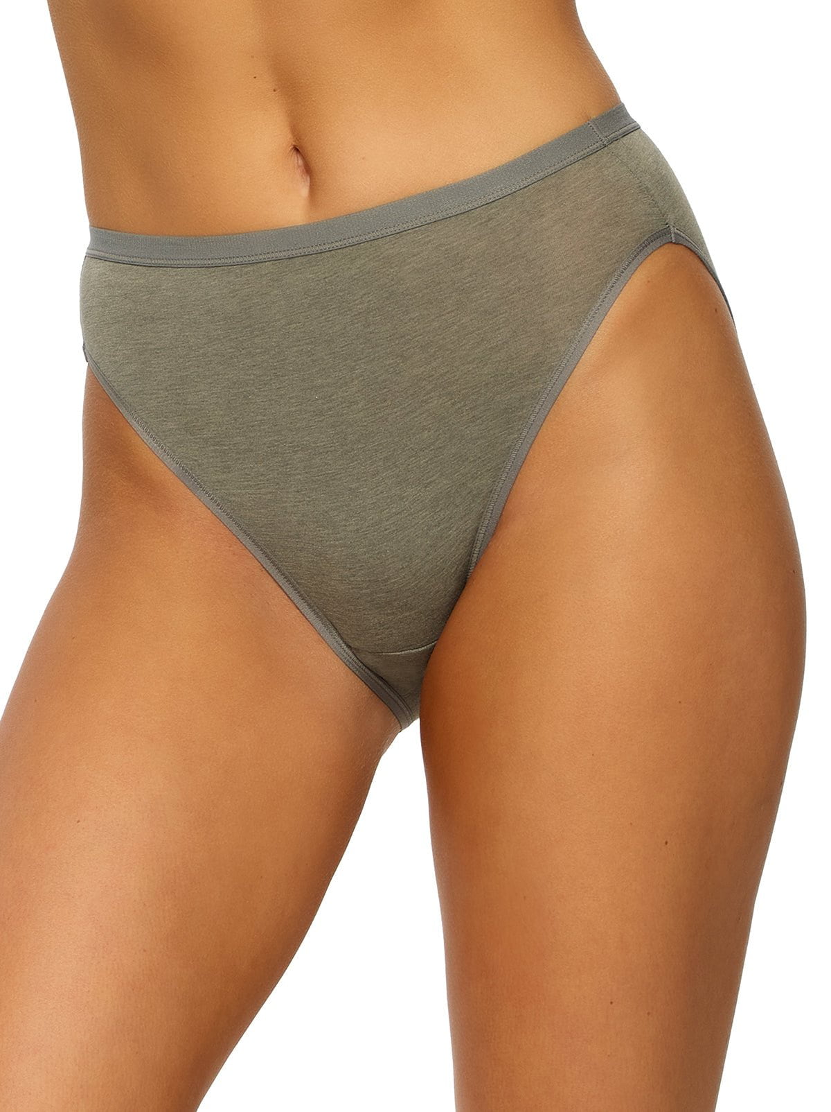 Organic Cotton Stretch Hi Cut Panty