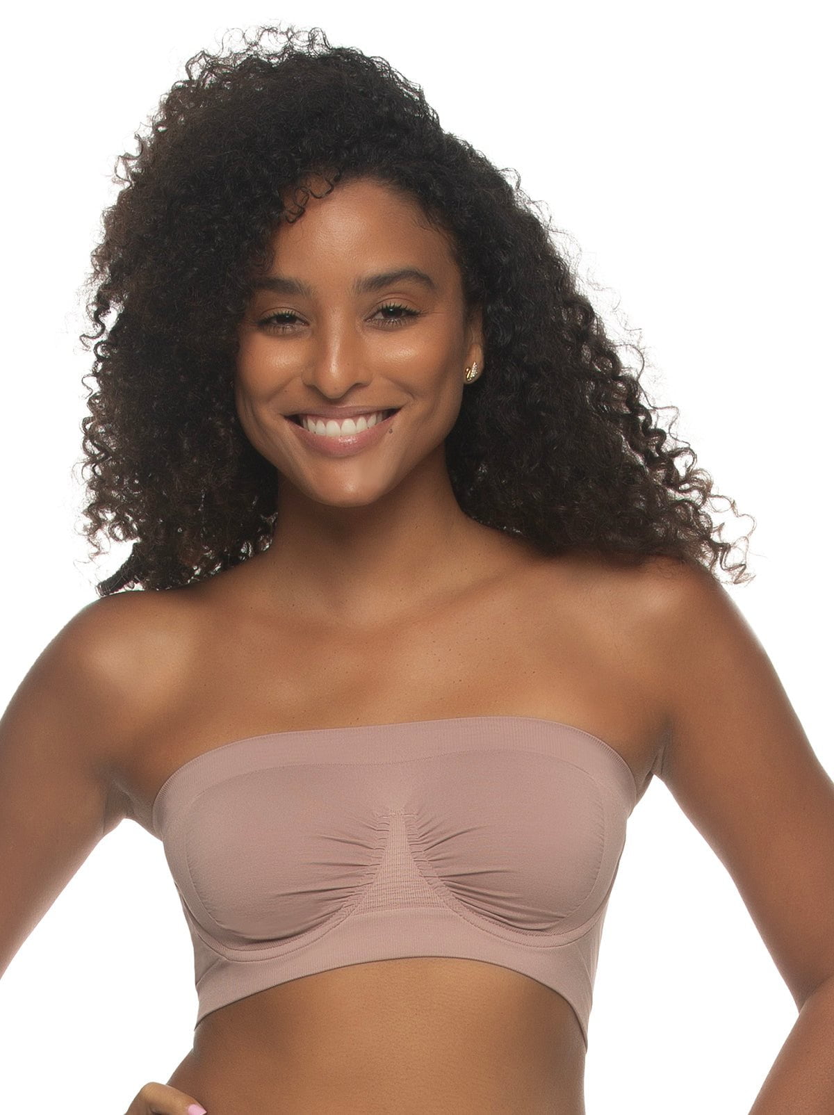 Cloudsfit Unlined Smooth Bandeau Bra Seamless Comfort Underwire