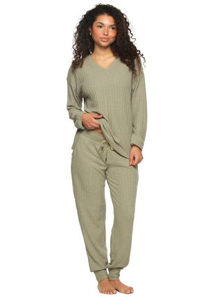 Serena V-Neck & Jogger Pant Set