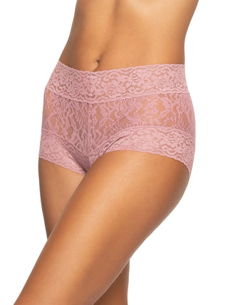 Felina Signature Stretchy Lace Hi-Waisted Boyleg Panty