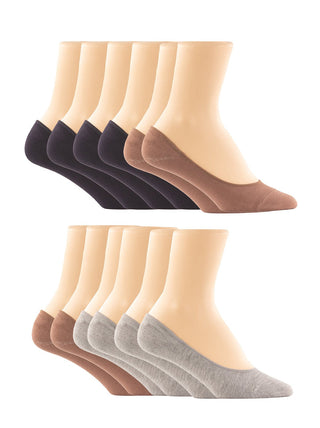 Invisible Liner Socks 6-Pack