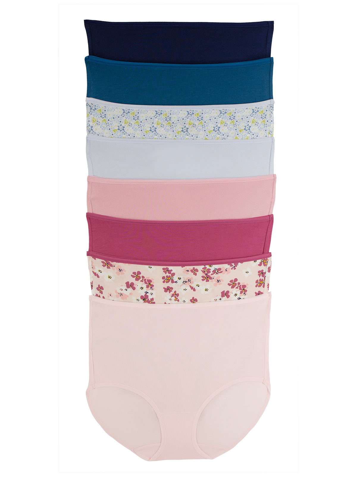 Felina Organic Cotton Bikini Underwear for Women - Bikini Panties for Women  (6-Pack) 