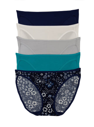 Hering Junior Brazilian Cotton/Spandex Low Rise Bikini Panty Underwear 779Y