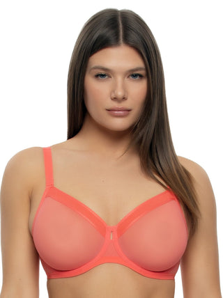 Ethereal Sheer Mesh Unlined Underwire Bra