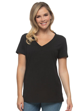 Slub Jersey V-Neck Tunic