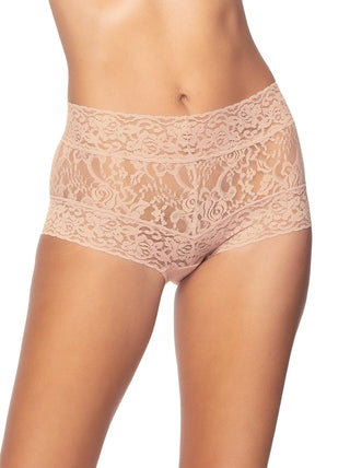 Felina Signature Stretchy Lace Hi-Waisted Boyleg Panty