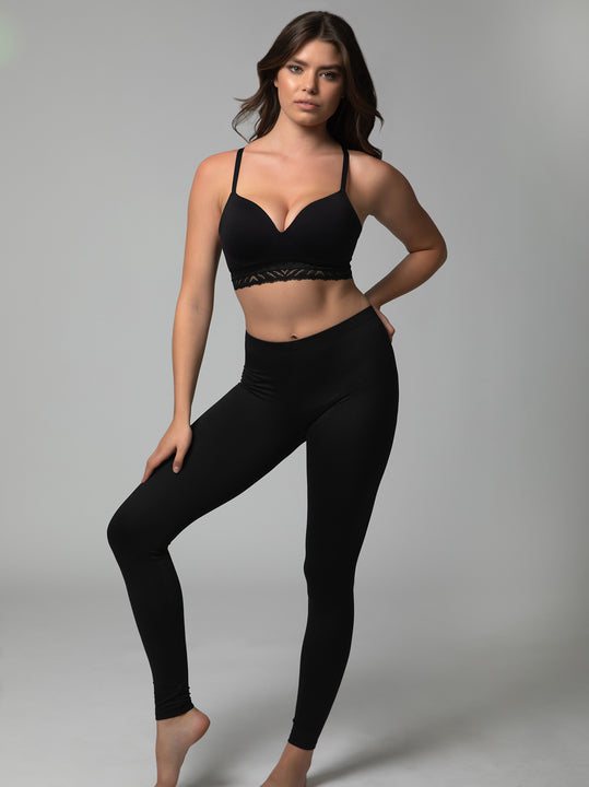 Felina Velvety Super Soft Lightweight Style 2801 Leggings - for Women -  Yoga Pan 7445032710702