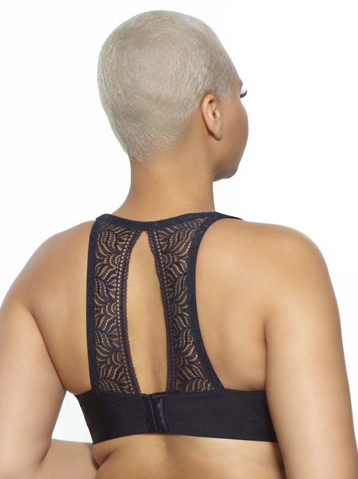 Paramour by Felina | Body Soft Back Smoothing T-Shirt Bra (Black, 32DDD)