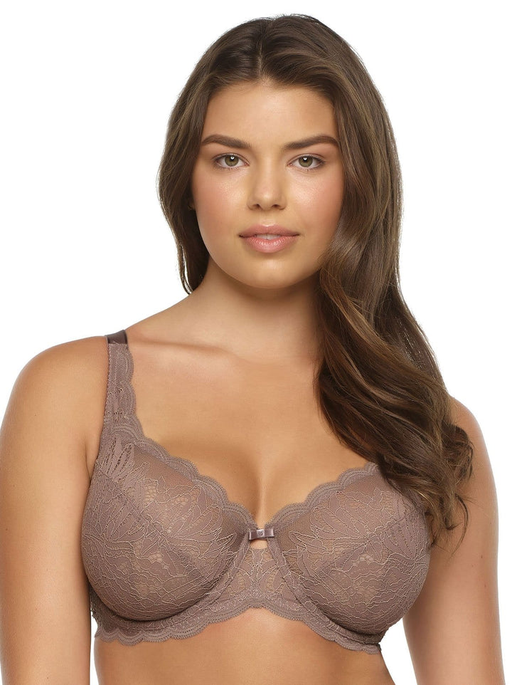 Paramour by Felina - Marvelous Side Smoothing T-Shirt Bra - Bras for Women,  Seamless Bra, Lingerie for Women, Plus Size Bra (Color Options) (Sparrow,  40DD) 