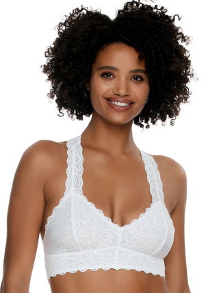 2 PACK: Lace Bralette (Small/Medium, Grey/Black) at  Women's