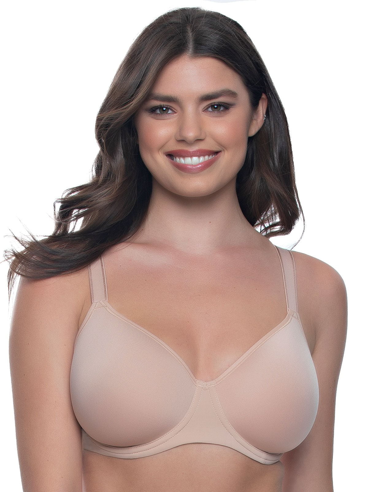 Paramour, Intimates & Sleepwear, Paramour By Felina Memory Foam Contour  Convertible Tshirt Bra In Mink Size 36ddd