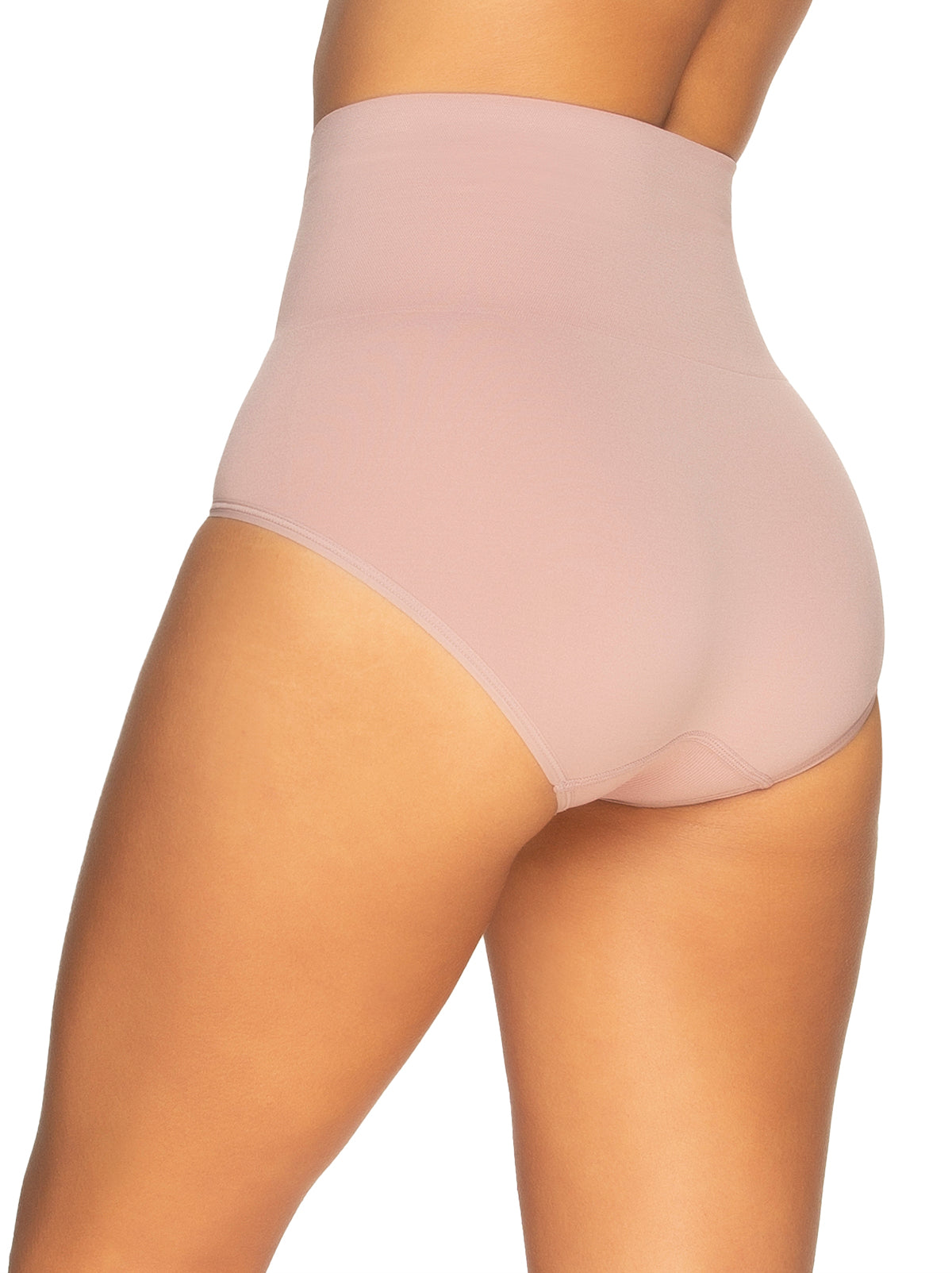 Felina  Fusion Mid-Thigh Shapewear Bodysuit (Warm Neutral, Small) 