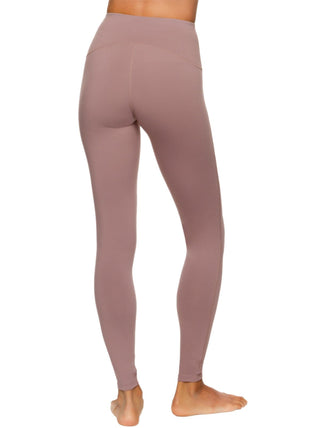 Velvety Soft High-Waisted Legging - color twilight mauve