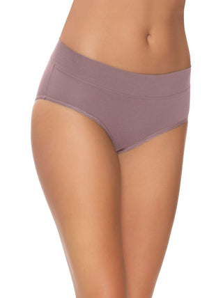 Felina Organic Cotton Bikini Underwear for Women - Bikini Panties for  Women, Seamless Panties for Women (6-Pack) (Shades of Granite, XX-Large) 