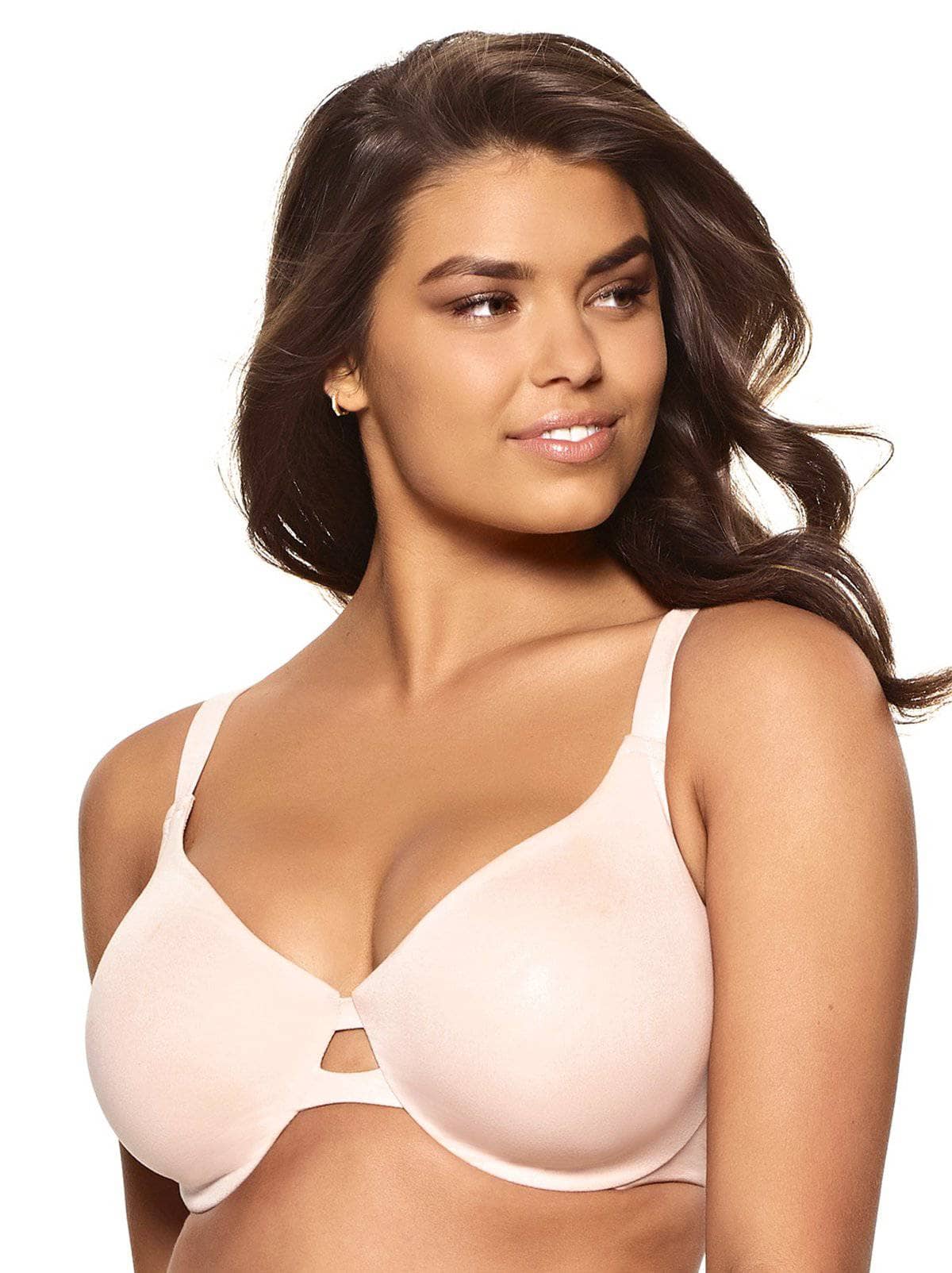  Womens Plus Size Bras Minimizer Seamless Unlined Cup Beige  Panthera Uncia 38C