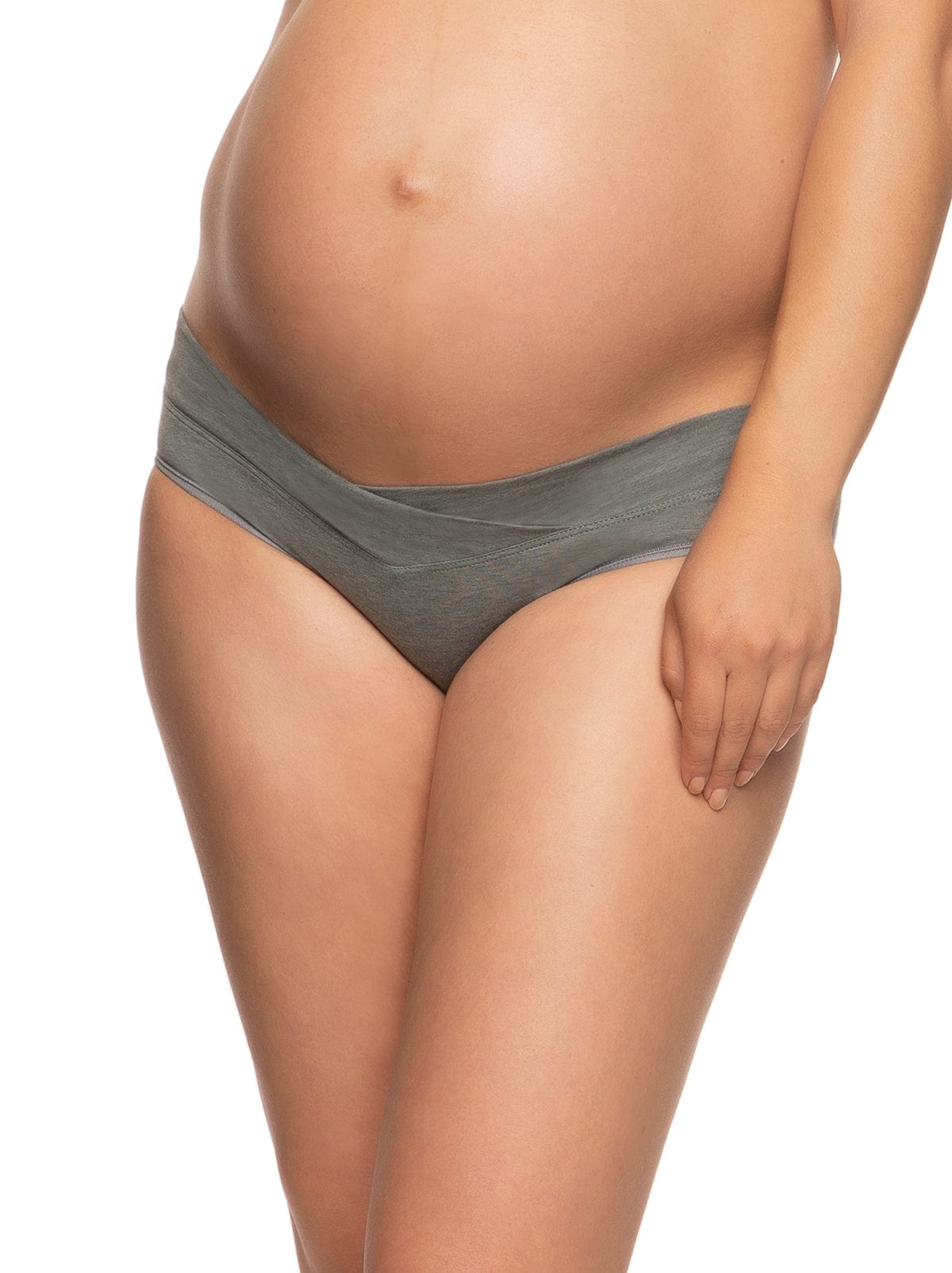 Trendyvalley Organic Cotton Maternity & Nursing Bra with Pregnancy Panty  (Peach)
