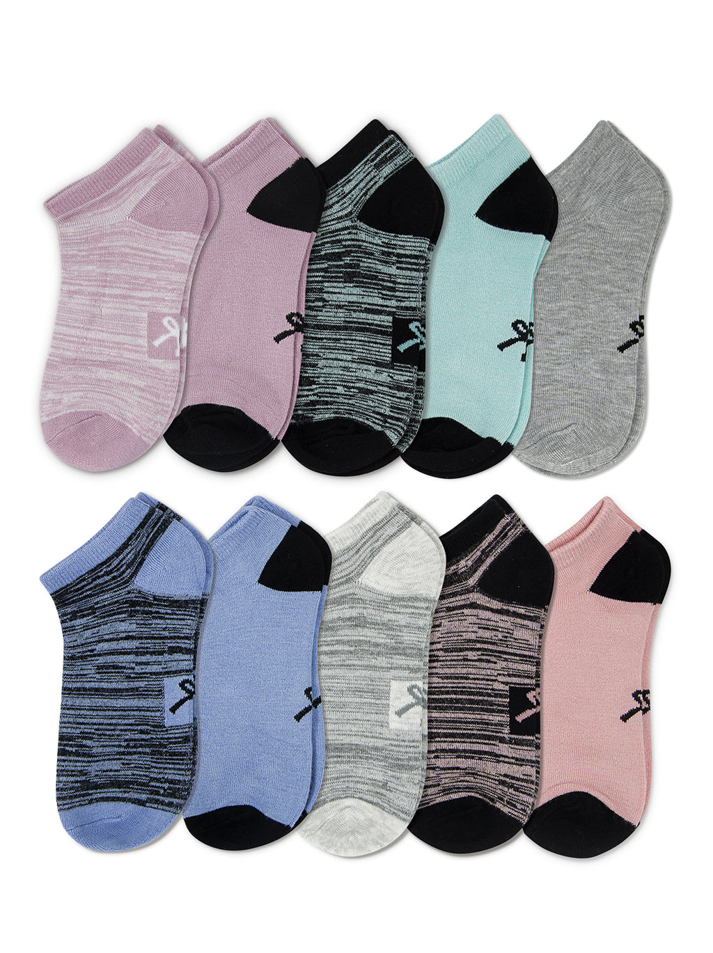 No Show Bamboo Socks 10 Pack Felina