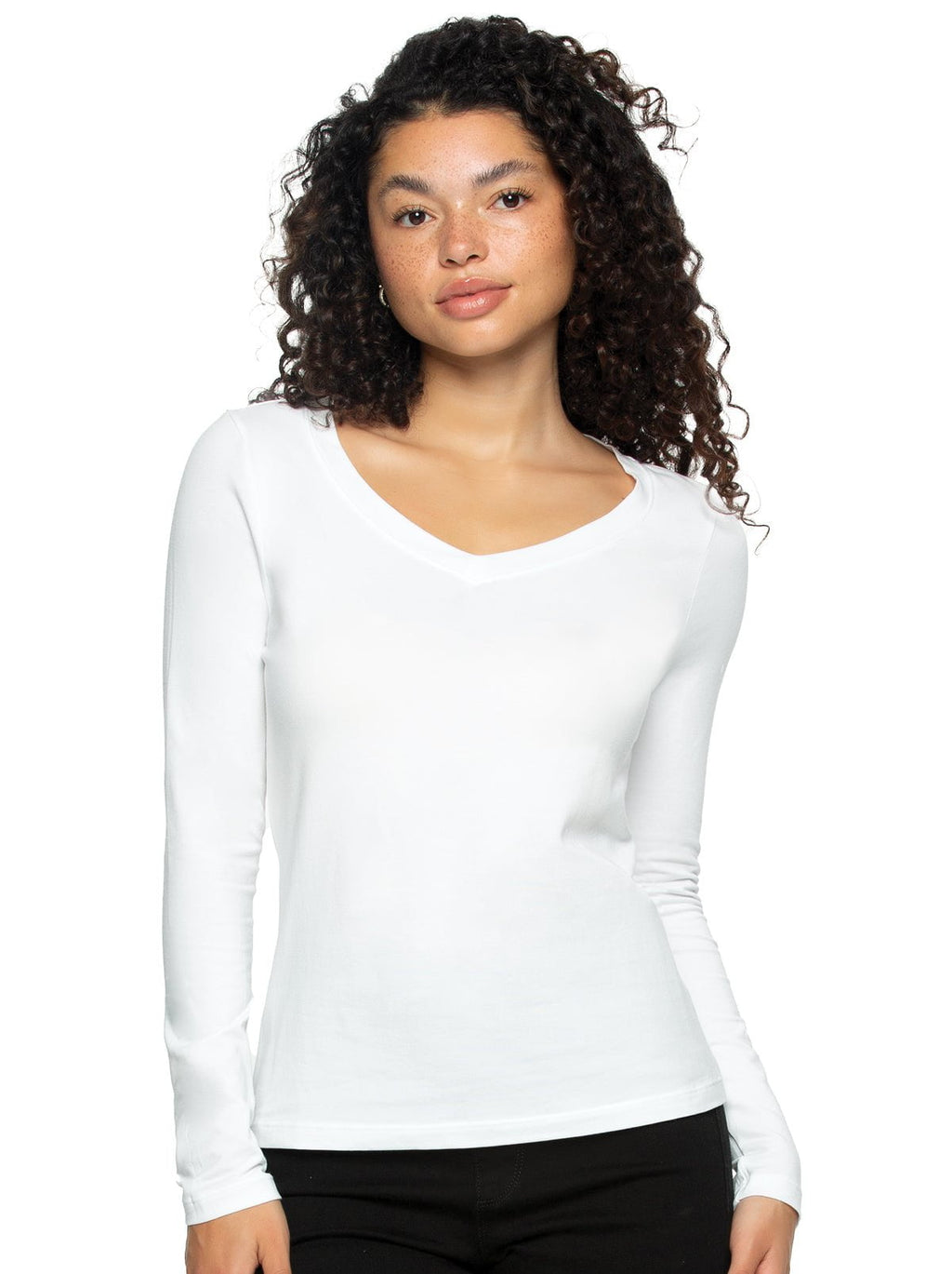 Key Item V-Neck Long Sleeve | Felina